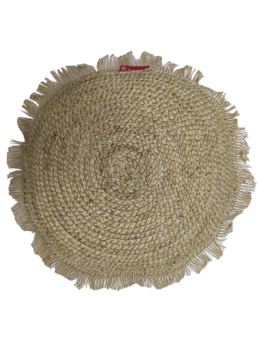 Introducing our 100% Jute Round Cushion, a perfect blend of durability and comfort for your home