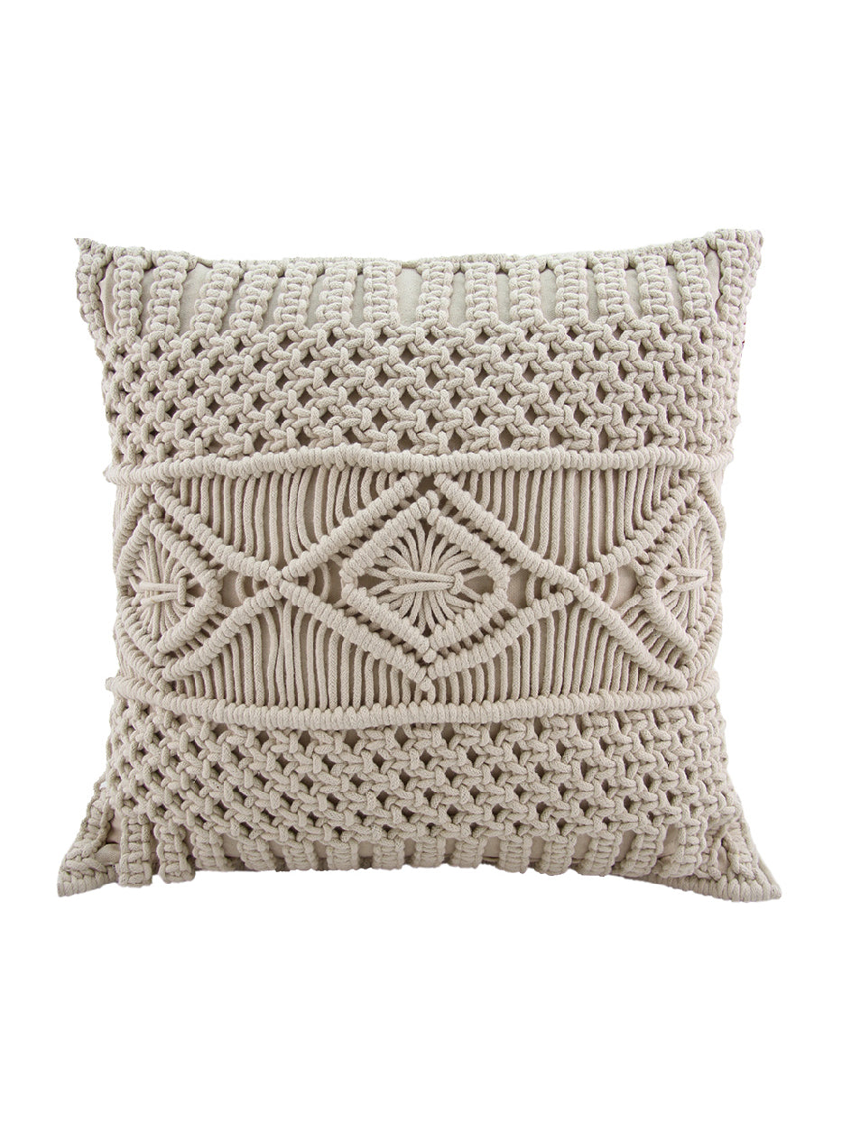 Woven Macrame Cotton Cushion cs-165