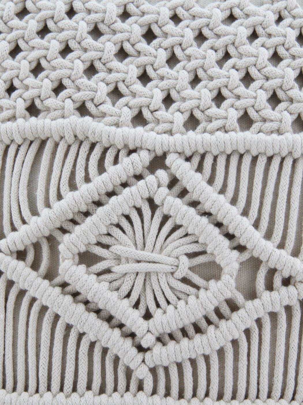 Woven Macrame Cotton Cushion cs-165