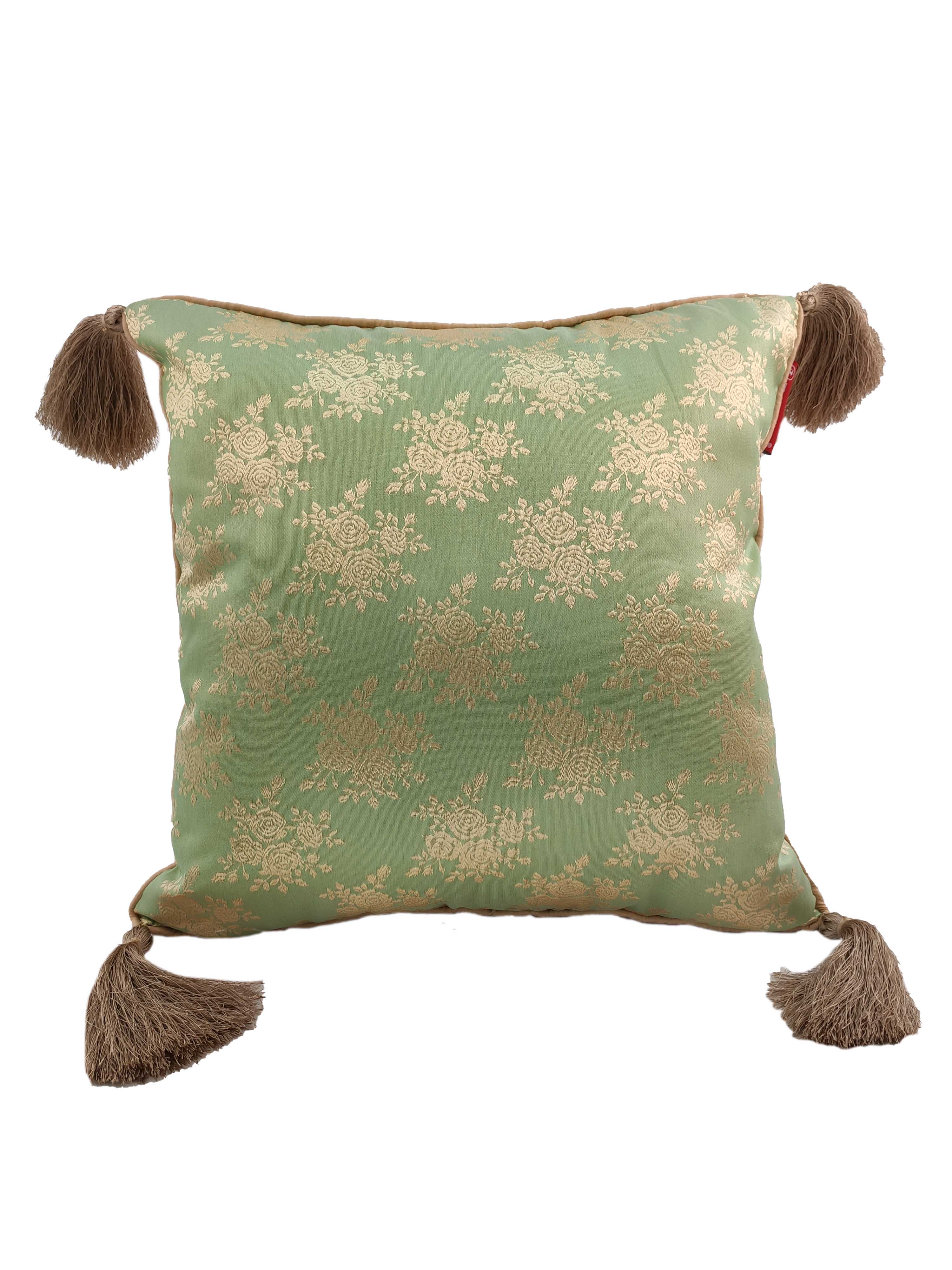 Polyester Cushion Cover With Tassel CS-042