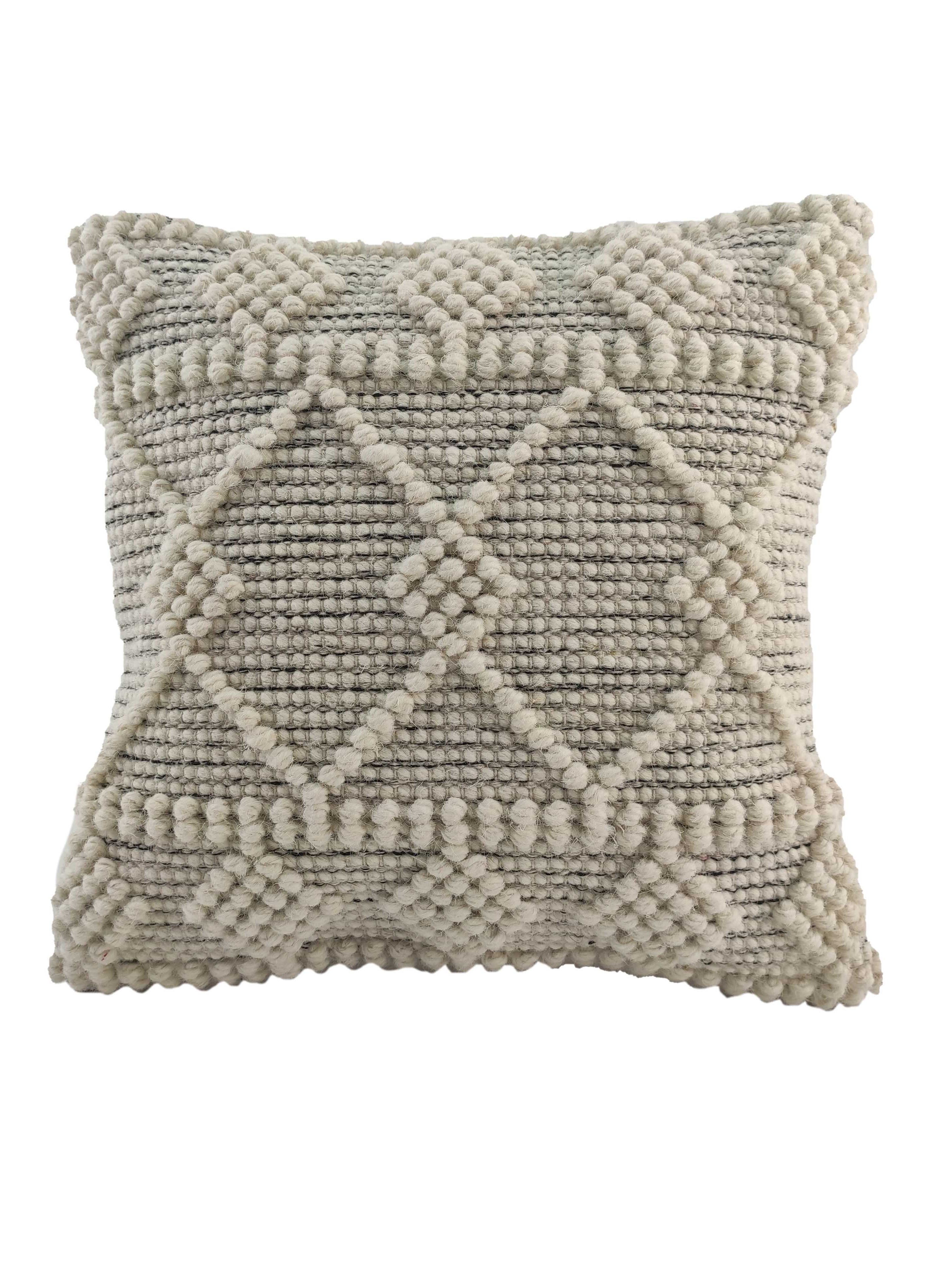 Natural & Black Color Cushion With Filler CS-047