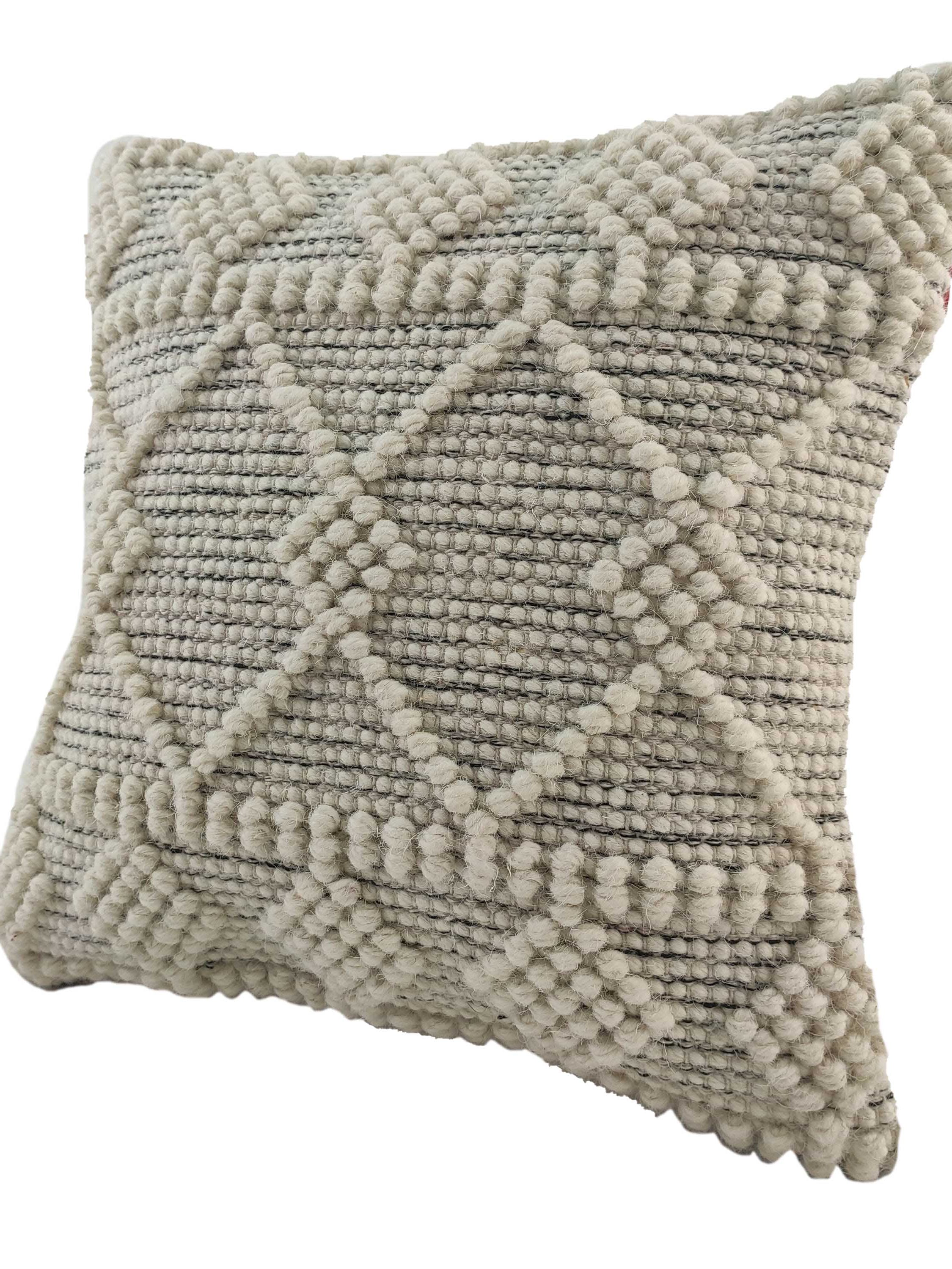 Natural & Black Color Cushion With Filler CS-047