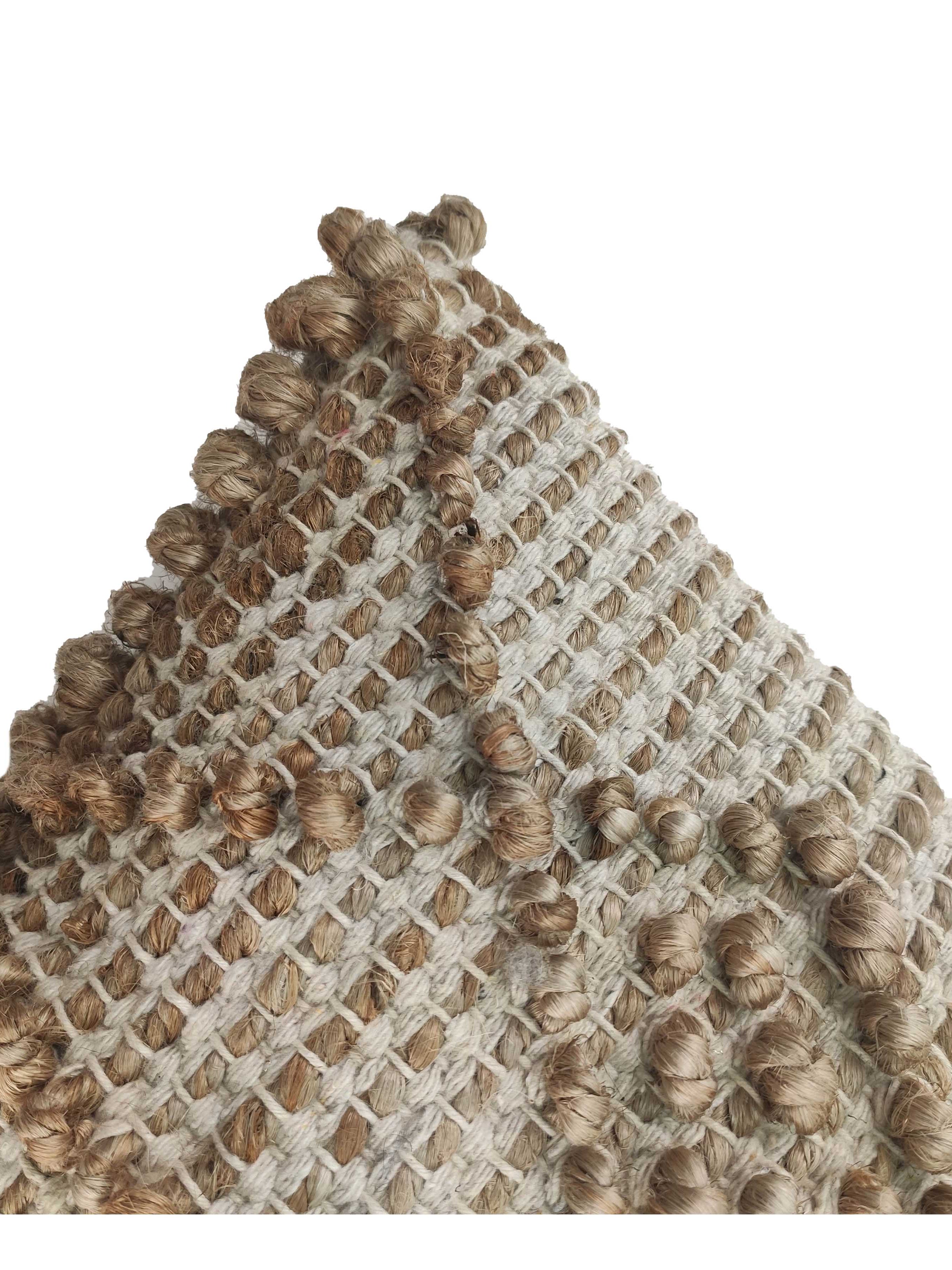 Enhance Your Living Space: Whether used as a sofa cushion or as an accent piece in your living room, this natural jute cushion with filler elevates the style and comfort of your home decor.