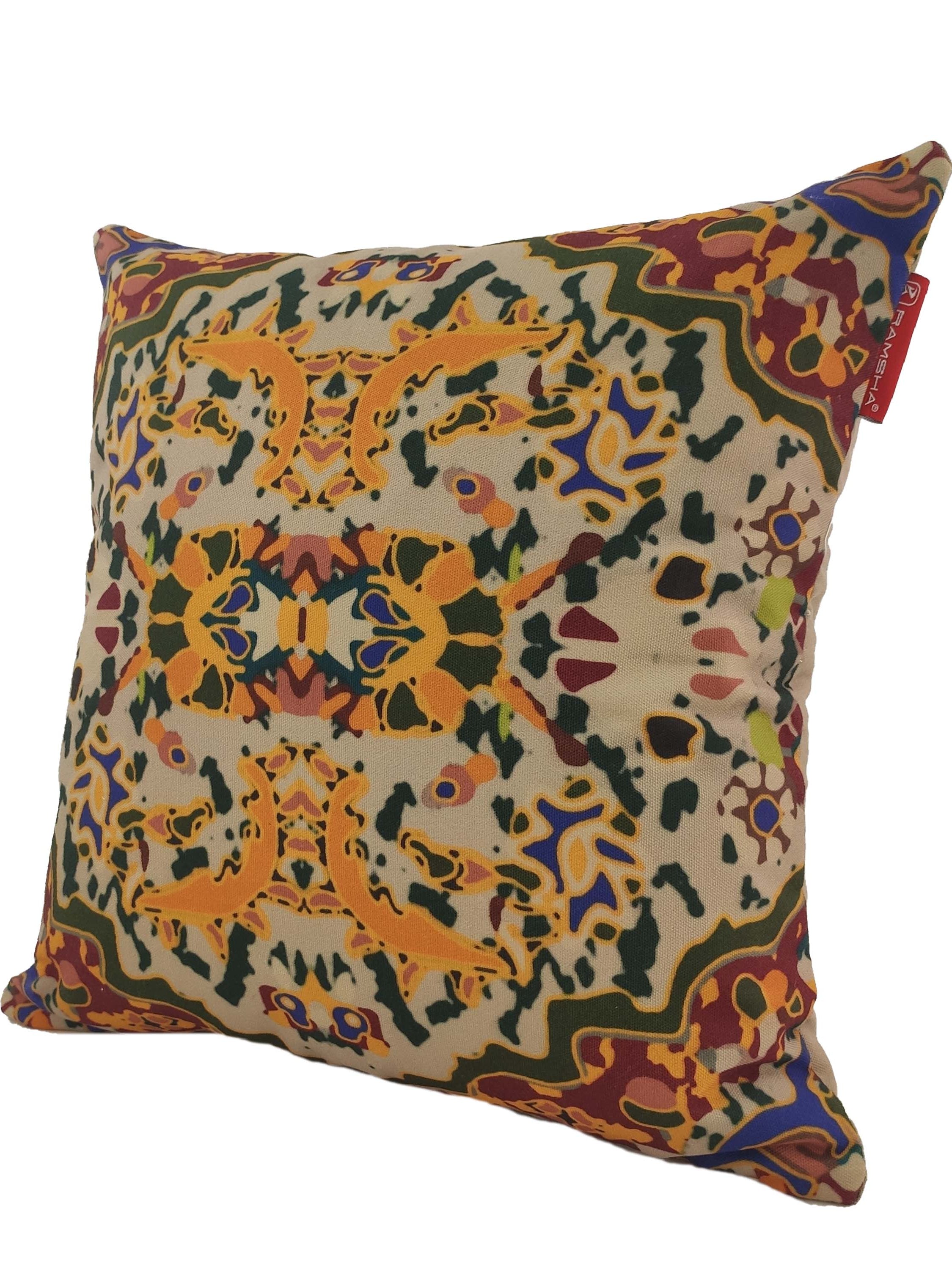 Multi Color Cushion With Filler CS-089