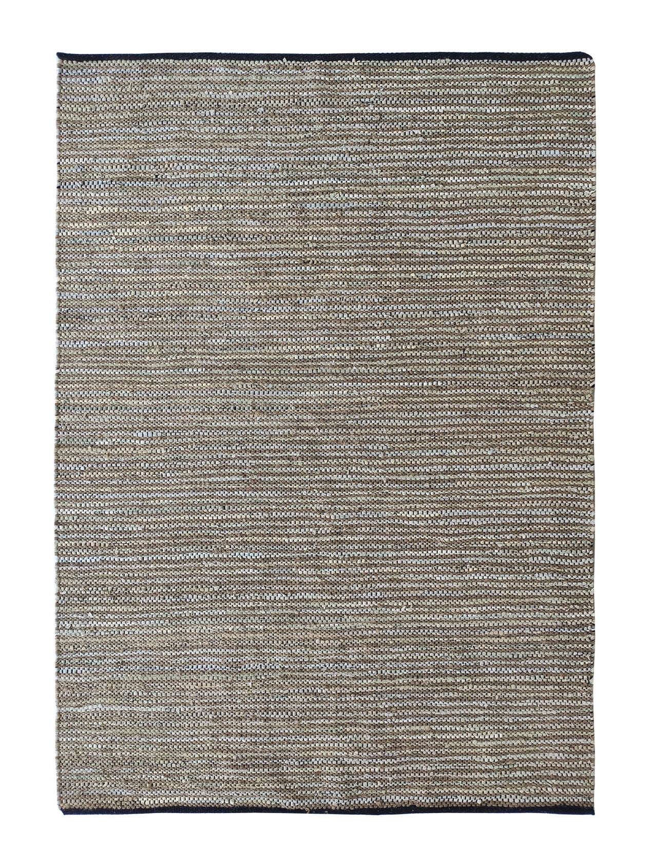 Cozy Retreat: Create a Cozy and Inviting Atmosphere in Any Room with Our Soft and Stylish Jute & Leather Floor Rug, Enhanced by Its Multi-Colored Splendor