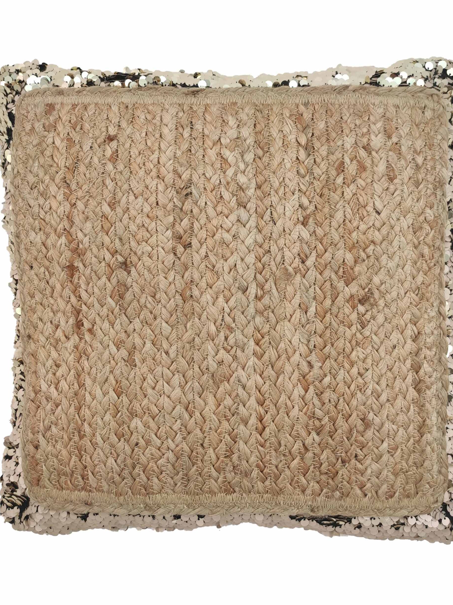 Jute Cushion With Filler Multi Color CS-015