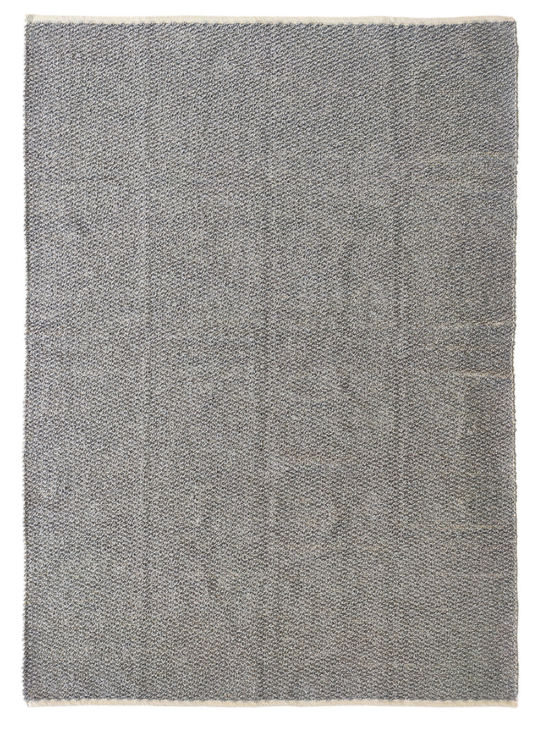 Elegant Light Grey Polyester Woven Floor Rug - Elevate Your Home Decor