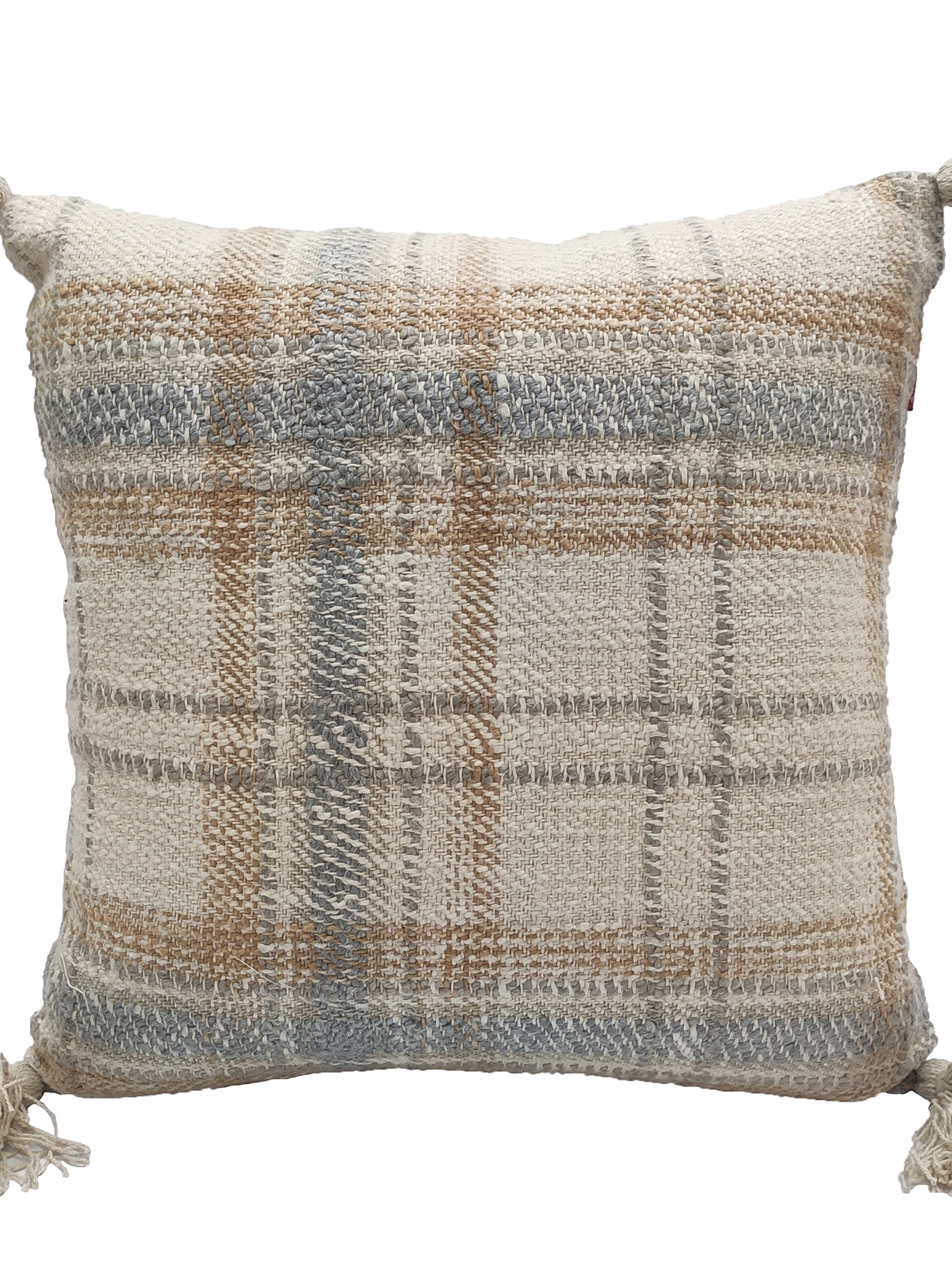 Enhance your sofa or bed with the cozy texture and intricate patterns of our Woven Multi Color Cushion