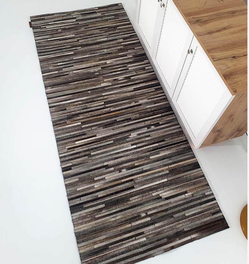 Handmade Leather Rug For Home Decore LR-013