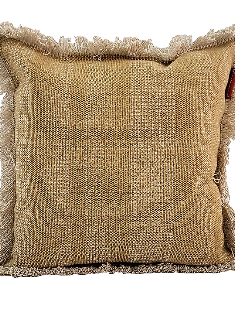 Cotton Cushion With Fringes cs-141