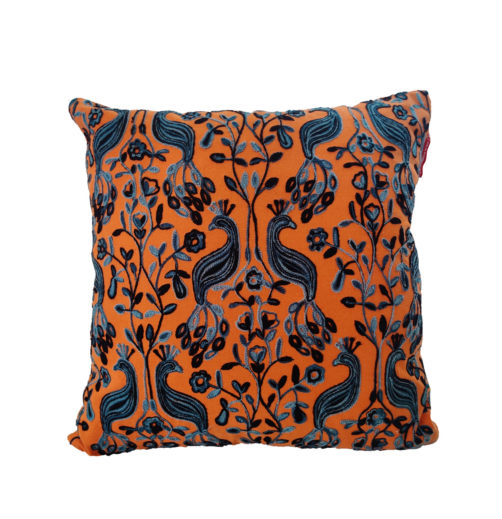 Multi Color Flower Embroidery Cushion CS-268