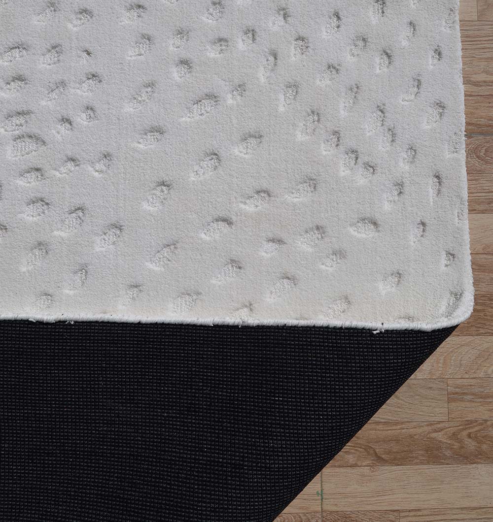 White Color Indoor Decor Novara Rug  - CMN 80 (190x290 cm)