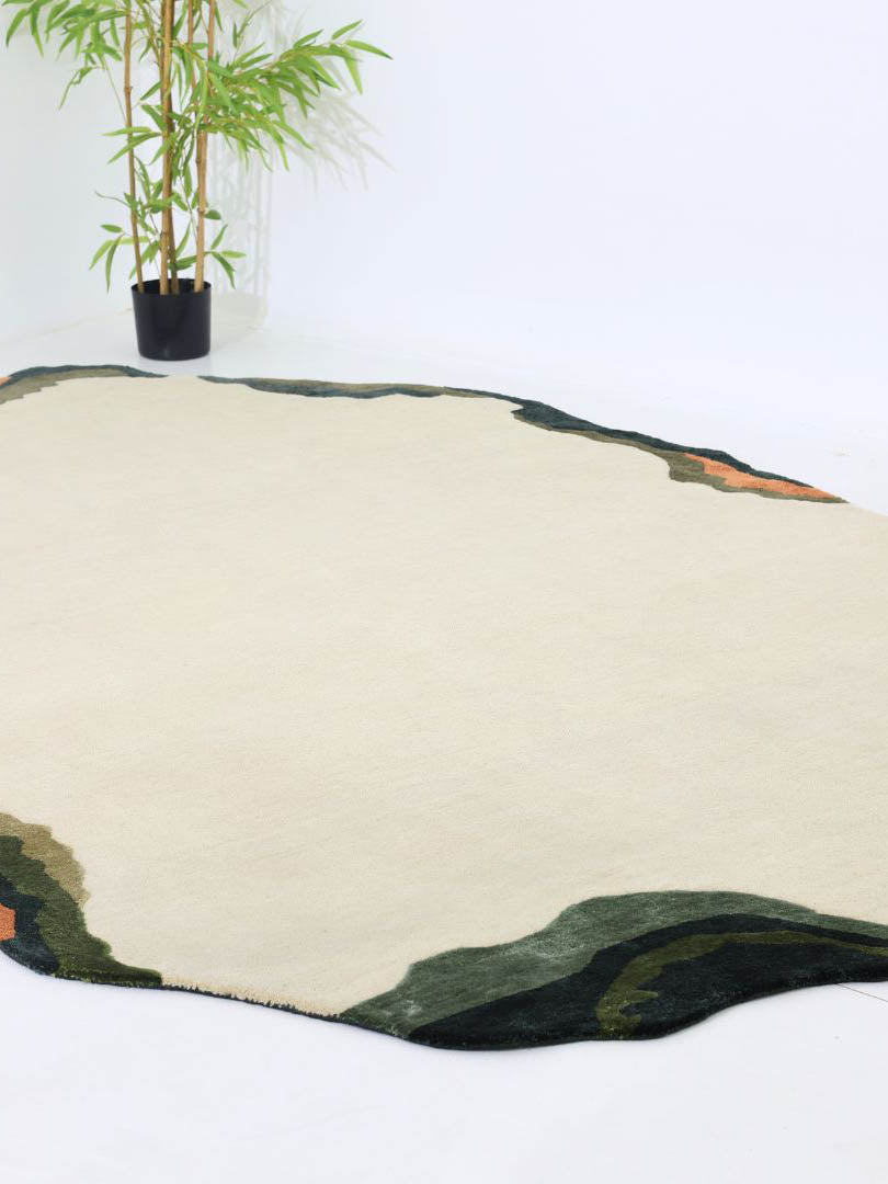 Handmade Decorative Multi Color Rug HTWV-92