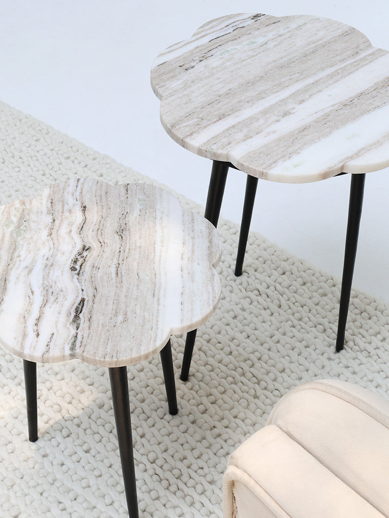 CloudForm Nesting Marble Tables For Living room AD25-06