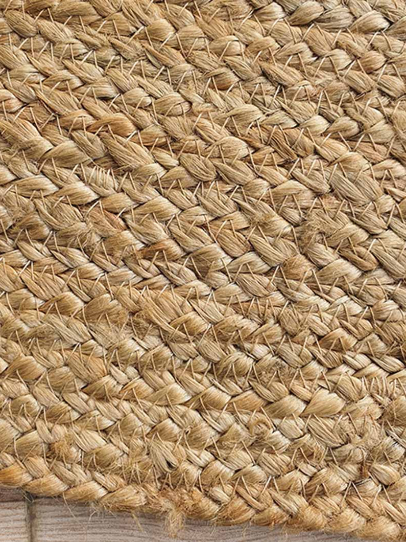 Handmade Jute Braided Rugs for Living Room BR-016