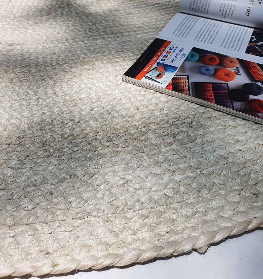 Natural Jute Rug Bleach Color BR-017