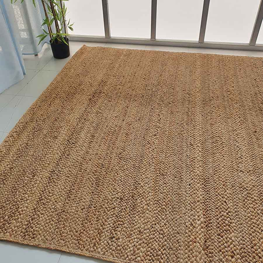 Jute Rectangle Natural Braided Rug BR-020