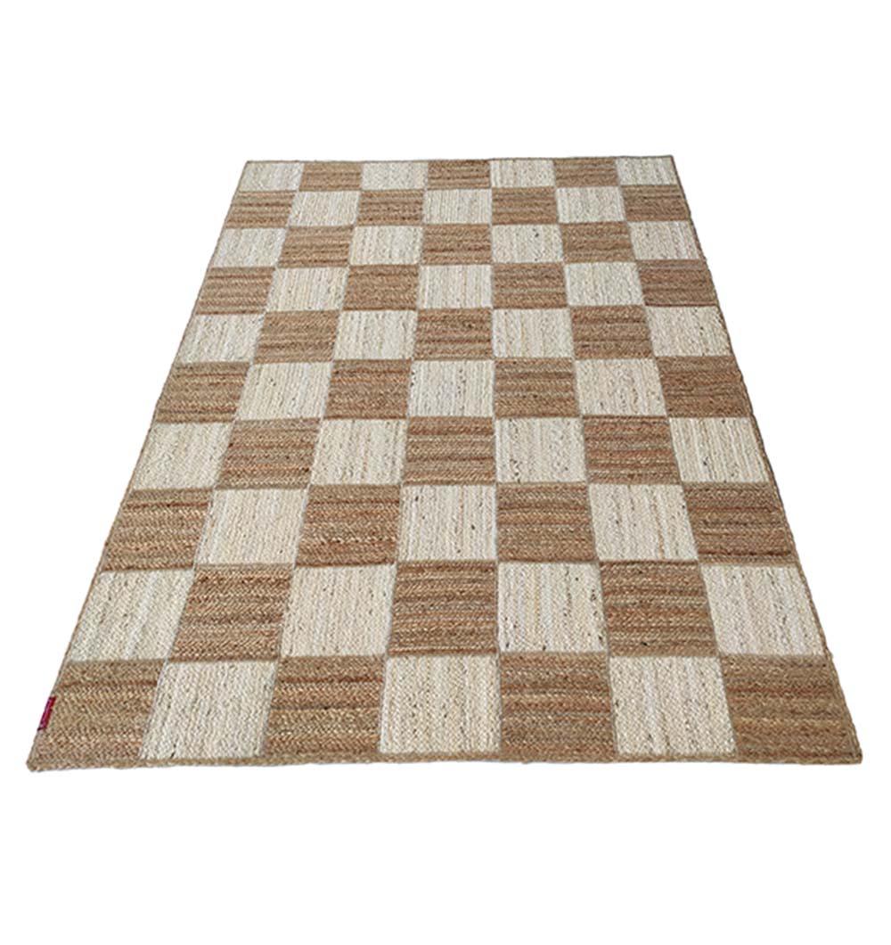 Natural Braided Jute Rug Natural & Bleach BR-037