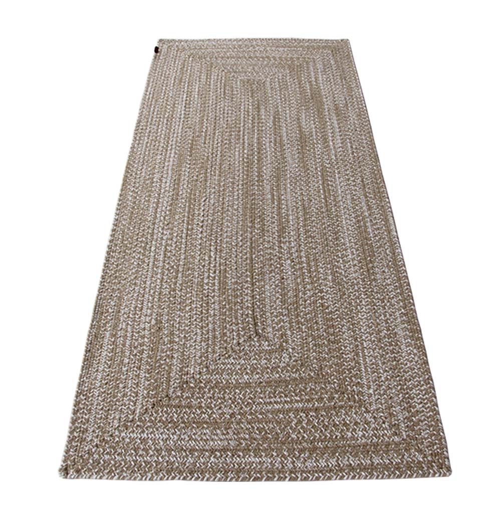 Wool Rectangle Braided Area Rug BR-052