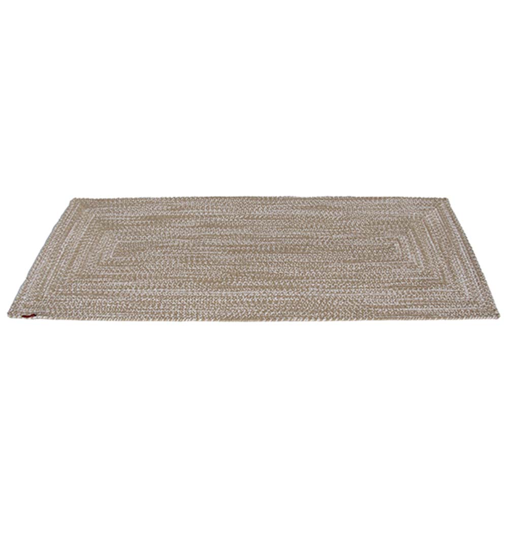 Wool Rectangle Braided Area Rug BR-052