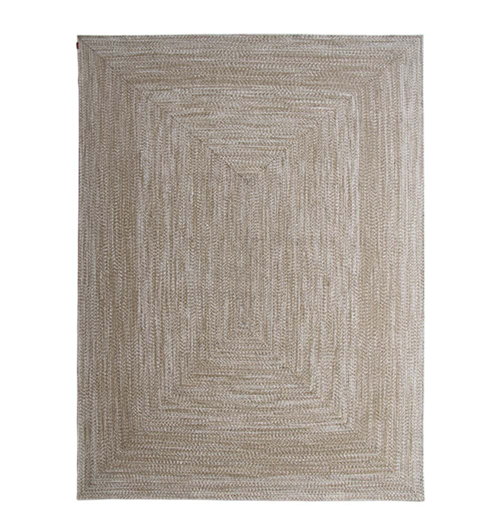 Wool Rectangle Braided Area Rug BR-052