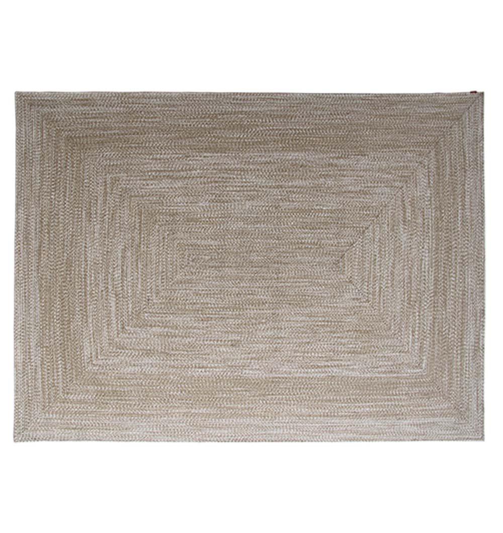 Wool Rectangle Braided Area Rug BR-052