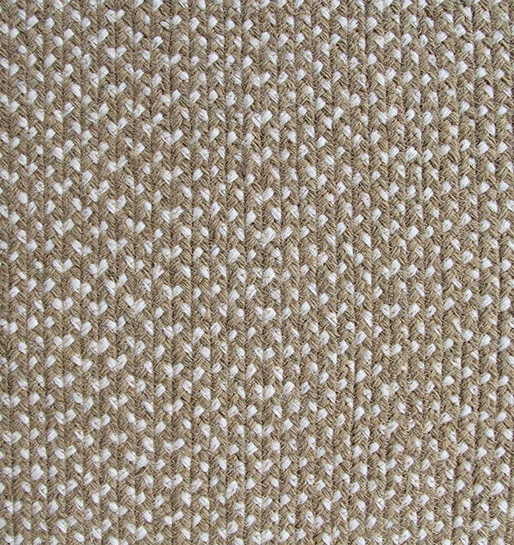 Wool Rectangle Braided Area Rug BR-053