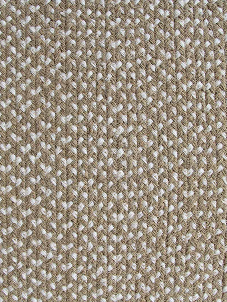 Wool Rectangle Braided Area Rug BR-053