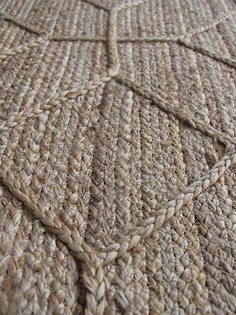 Natural Jute Rug Rectangle BR-076