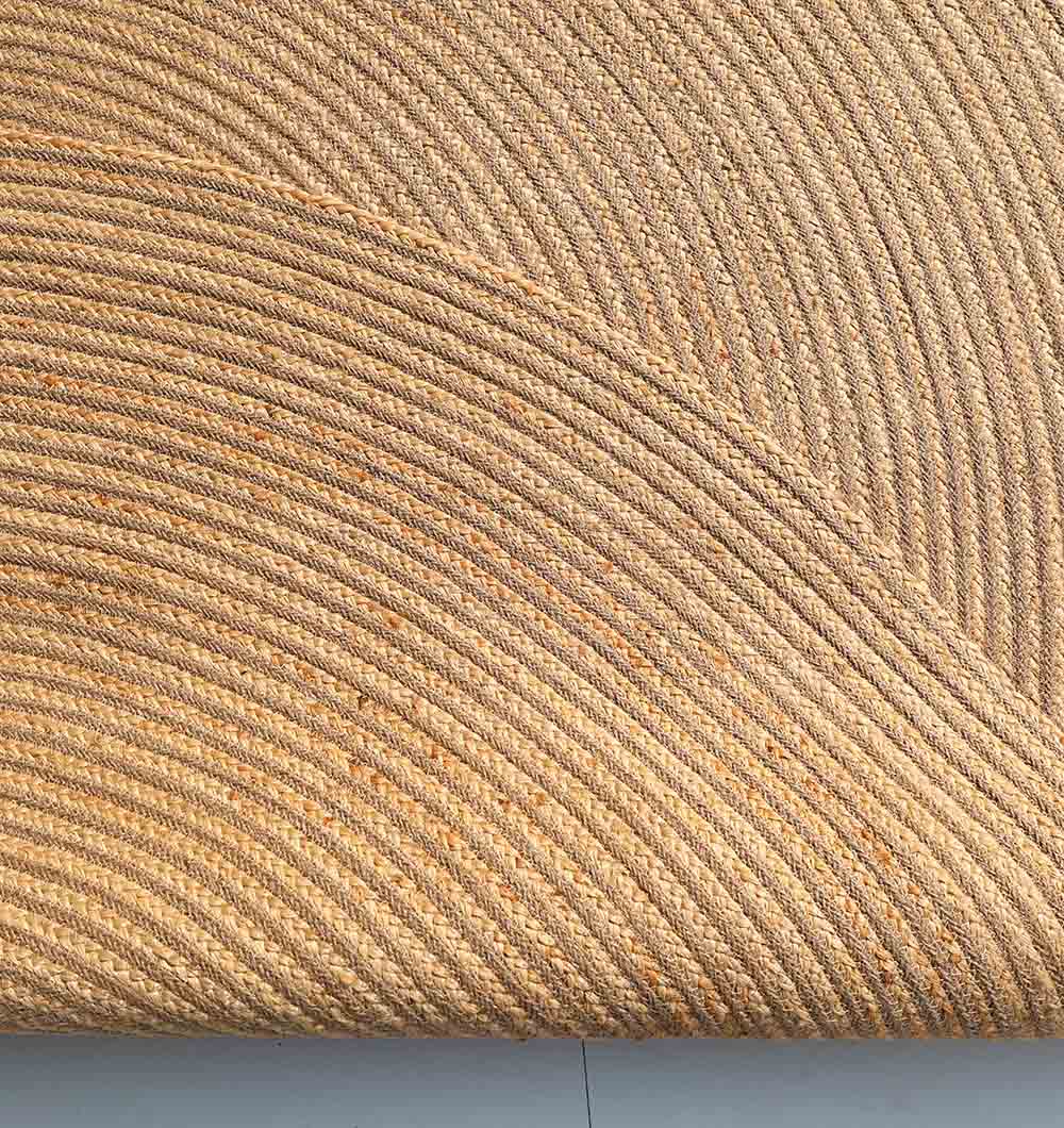 Handmade Jute Braided Rugs for Living Room BR-088