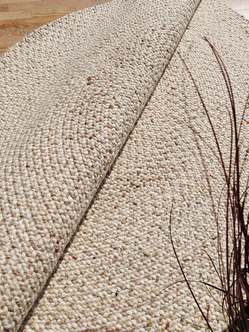 Round Wool Braided Rugs for Living Room BR-095