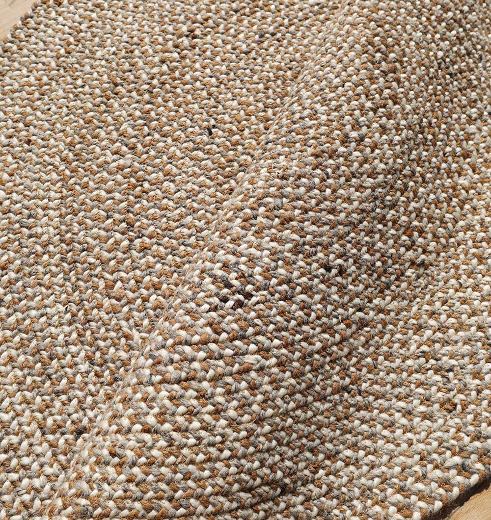 Round Wool Braided Rugs for Living Room BR-096