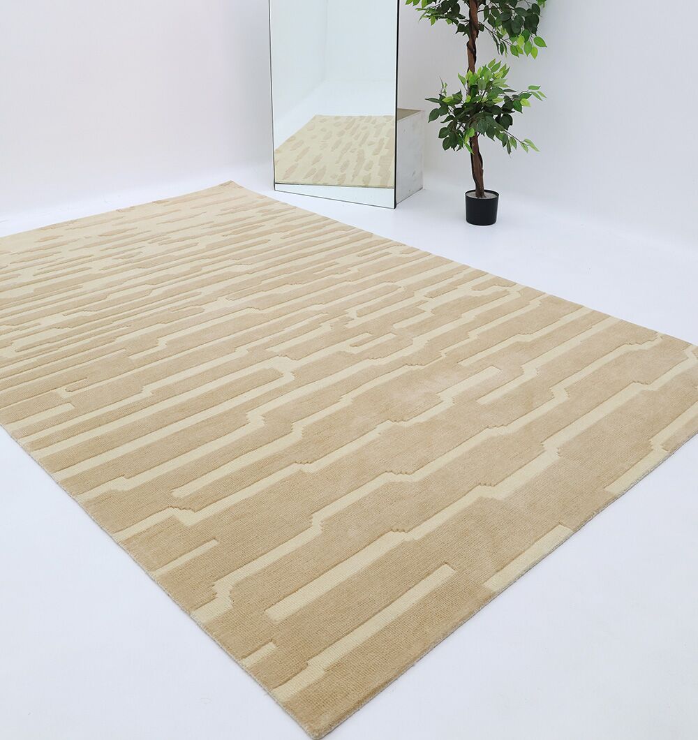 Dark Beige Home Decor Rug  - CMN 88 (200x300 cm)