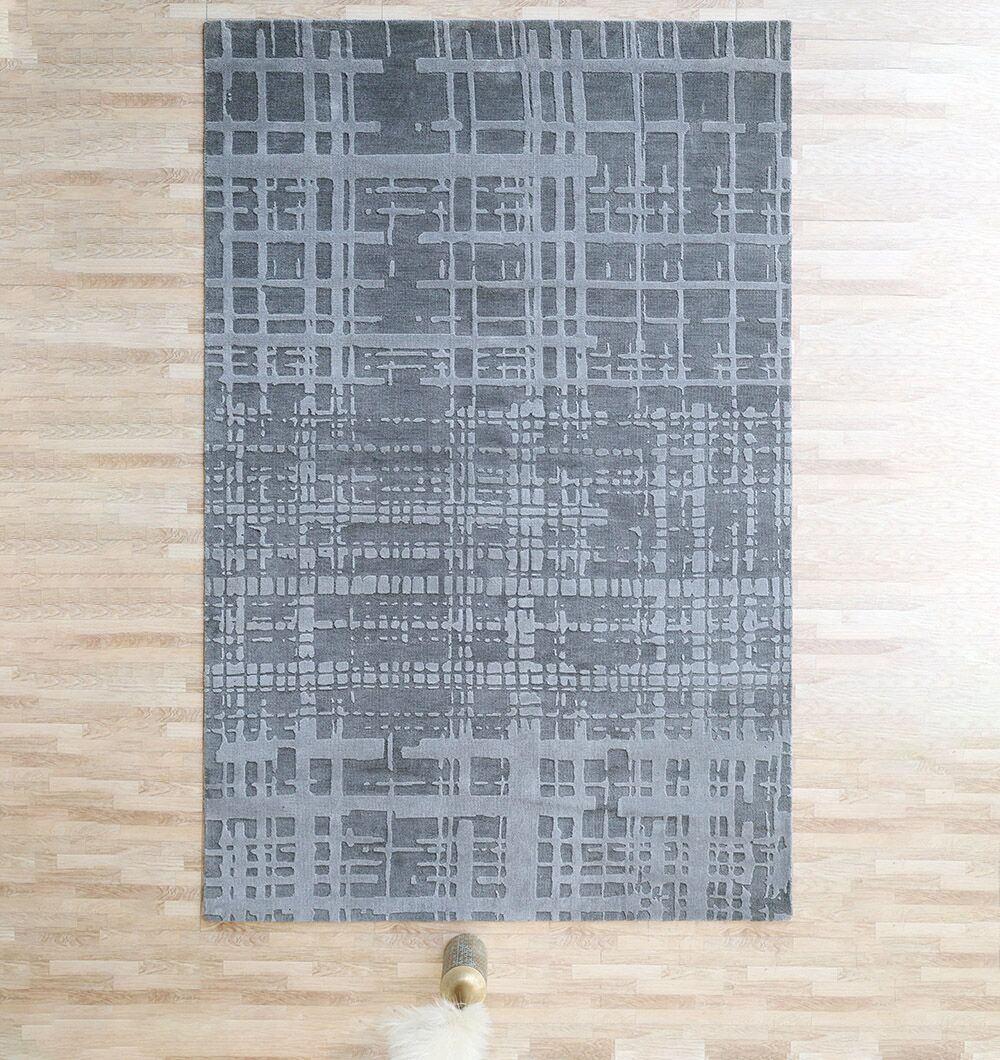 Decorative Grey Color Novara Rug  - CMN 89 (200x300 cm)