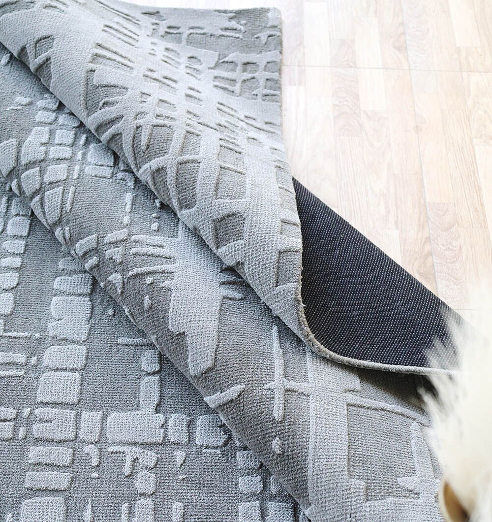 Decorative Grey Color Novara Rug  - CMN 89 (200x300 cm)