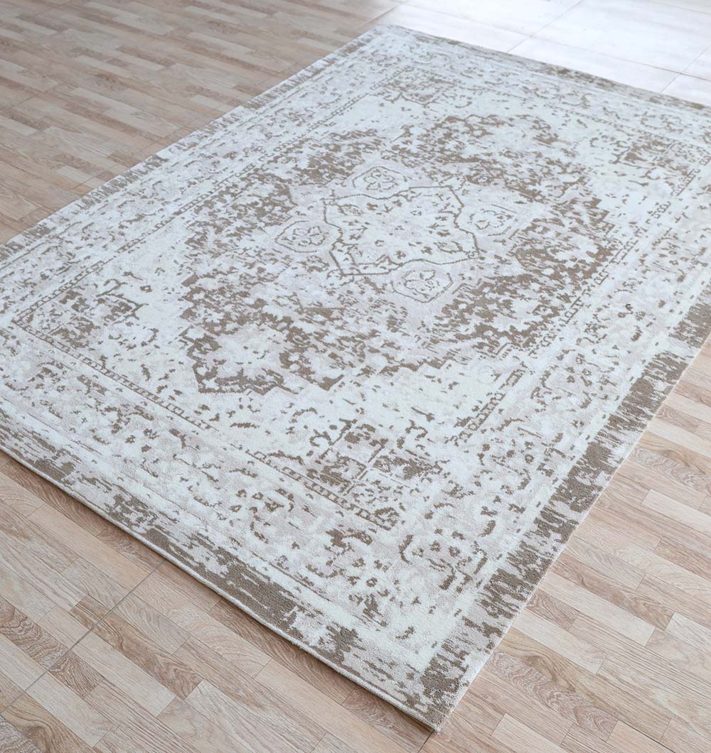 Grey Vintage Style Novara Carpet - CMN 92