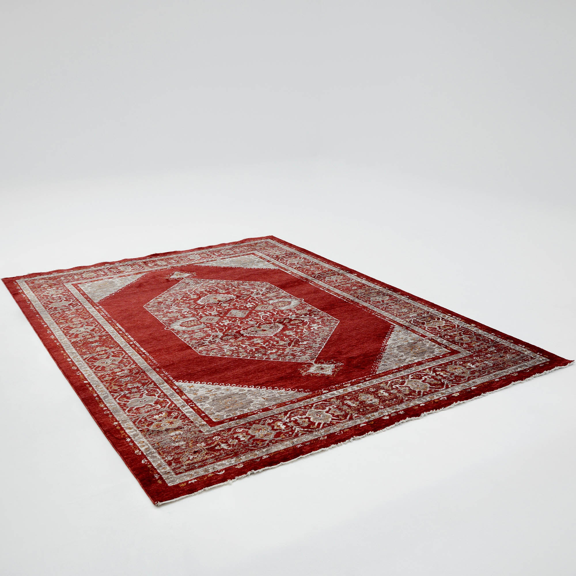 Rectangle Red Color Rug K643C MM-127