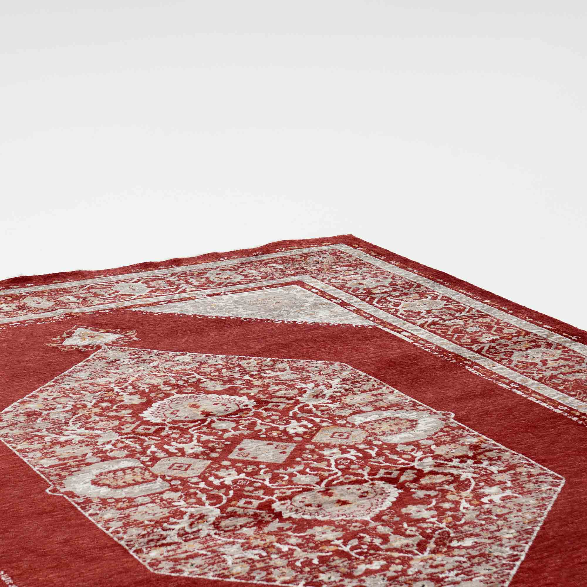 Rectangle Red Color Rug K643C MM-127