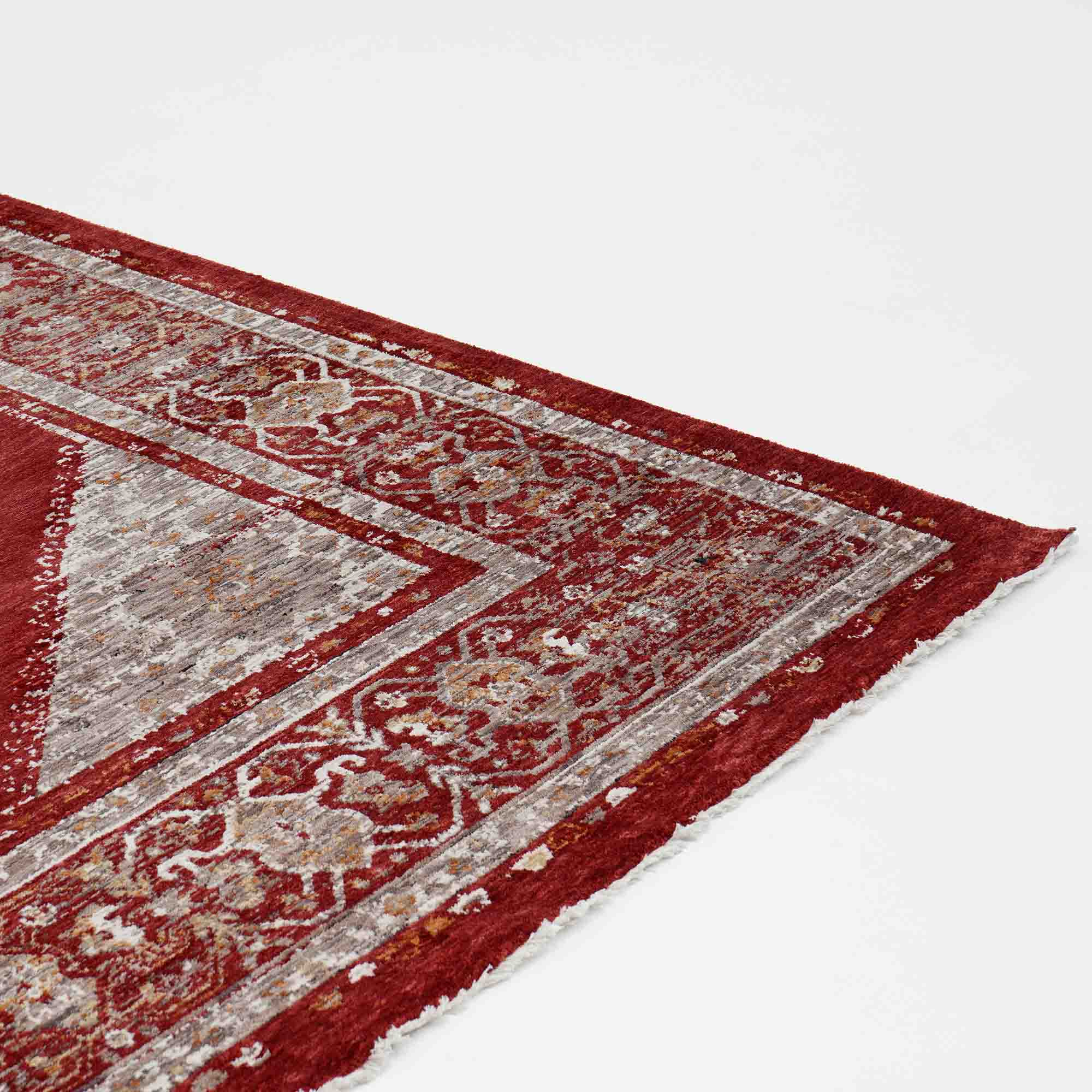 Rectangle Red Color Rug K643C MM-127