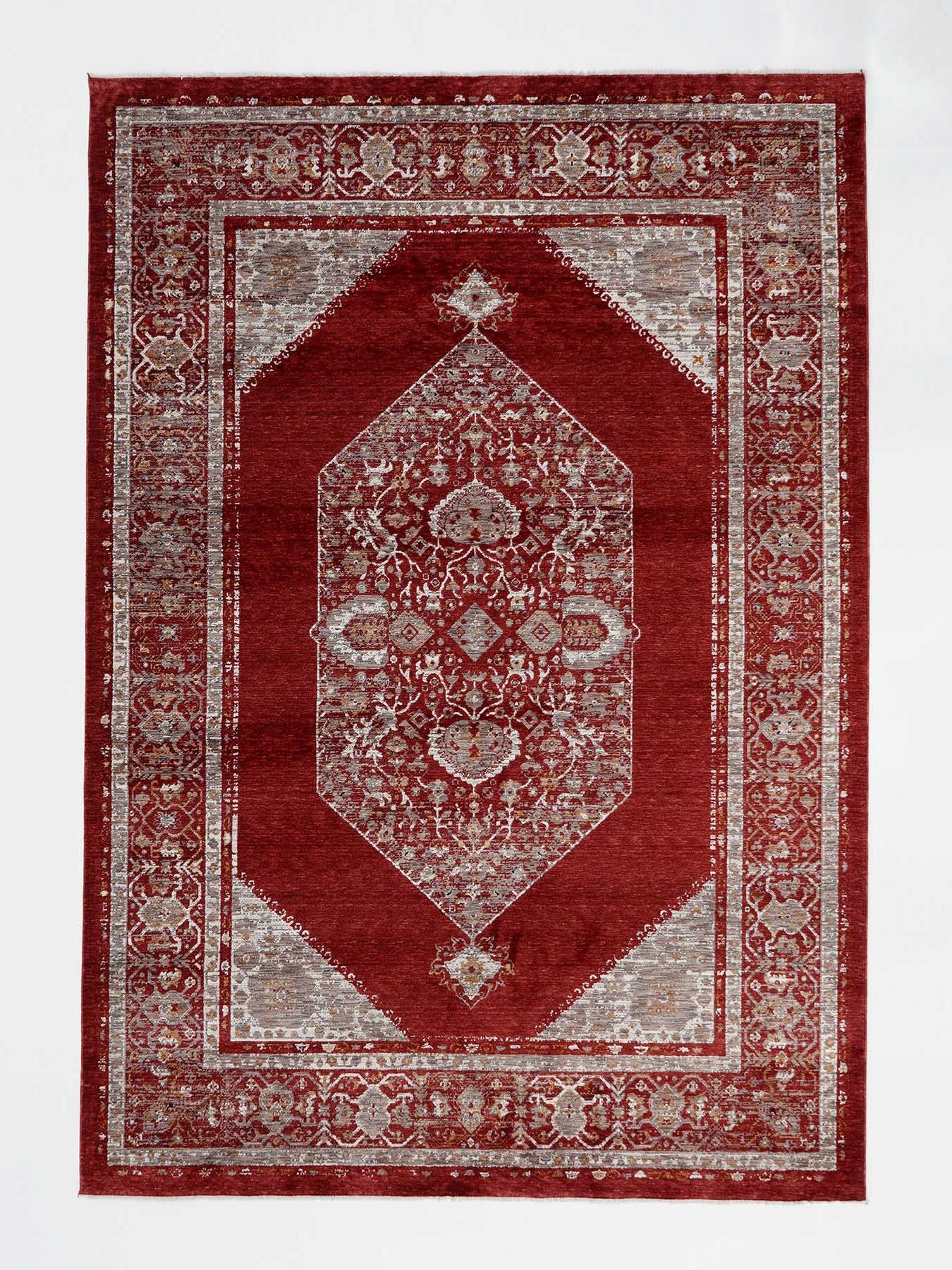 Rectangle Red Color Rug K643C MM-127