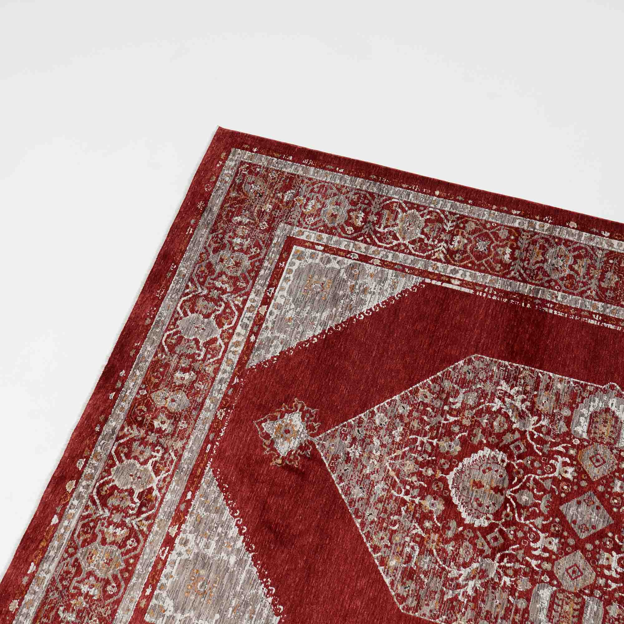 Rectangle Red Color Rug K643C MM-127