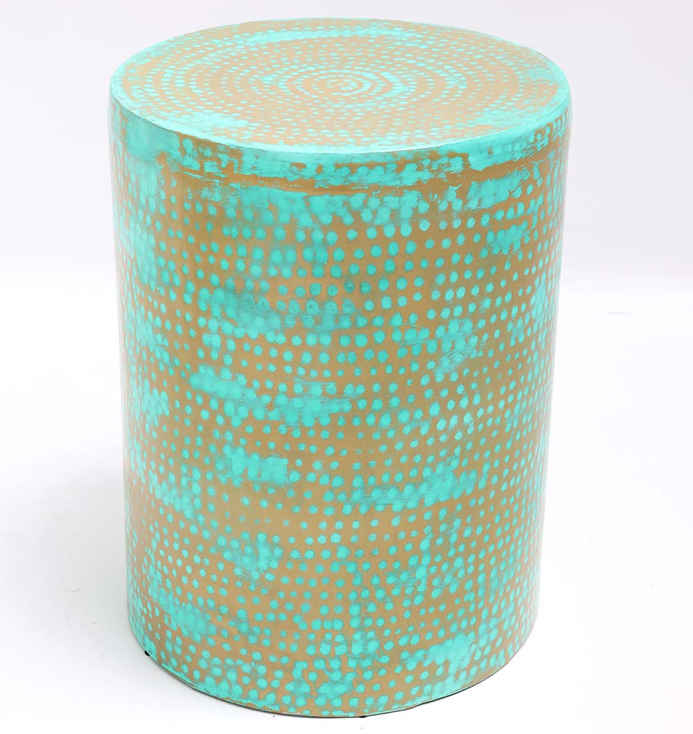 Modern Round  Coffee Table With Spray Platina Color GH-007