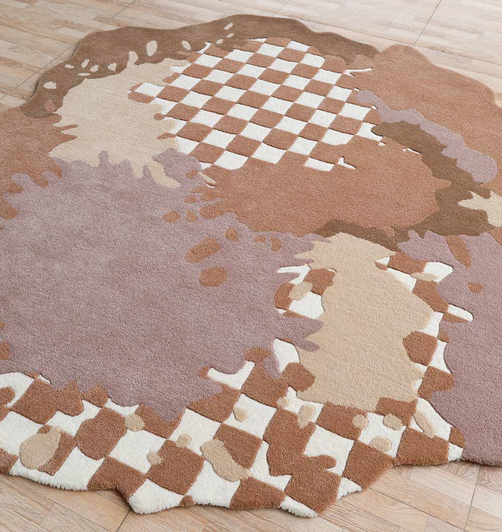 Handmade Multicolor Area Bespoke Rug  HTW 128 (200cm)