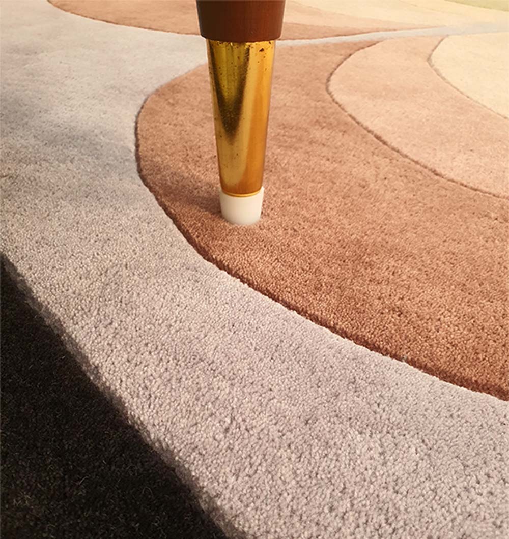 Close-up view detailing the soft, textured surface of the 80% wool blend, suitable for multi-purpose use.