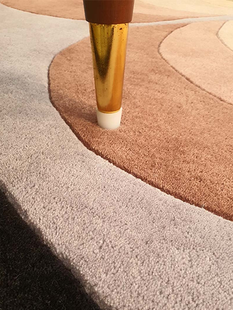 Close-up view detailing the soft, textured surface of the 80% wool blend, suitable for multi-purpose use.