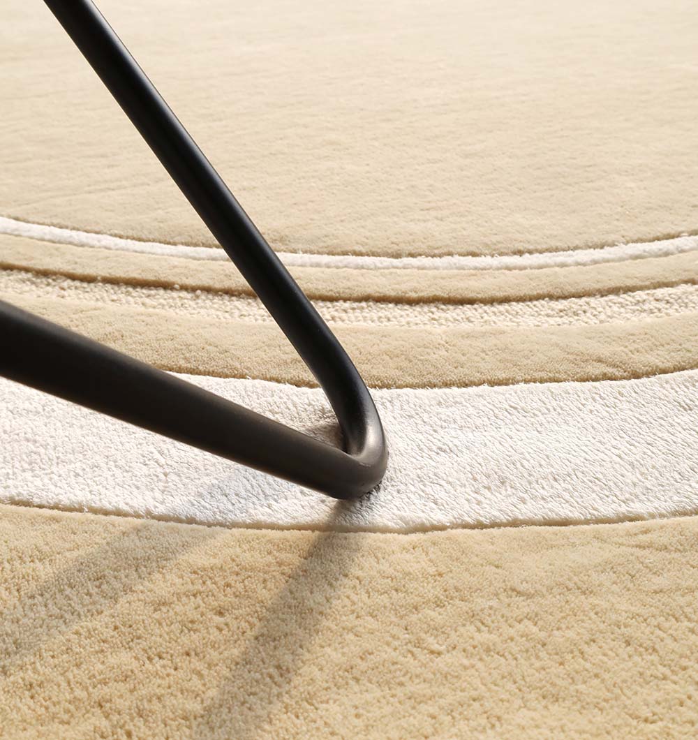 Round Handmade Area rug HTWV-120