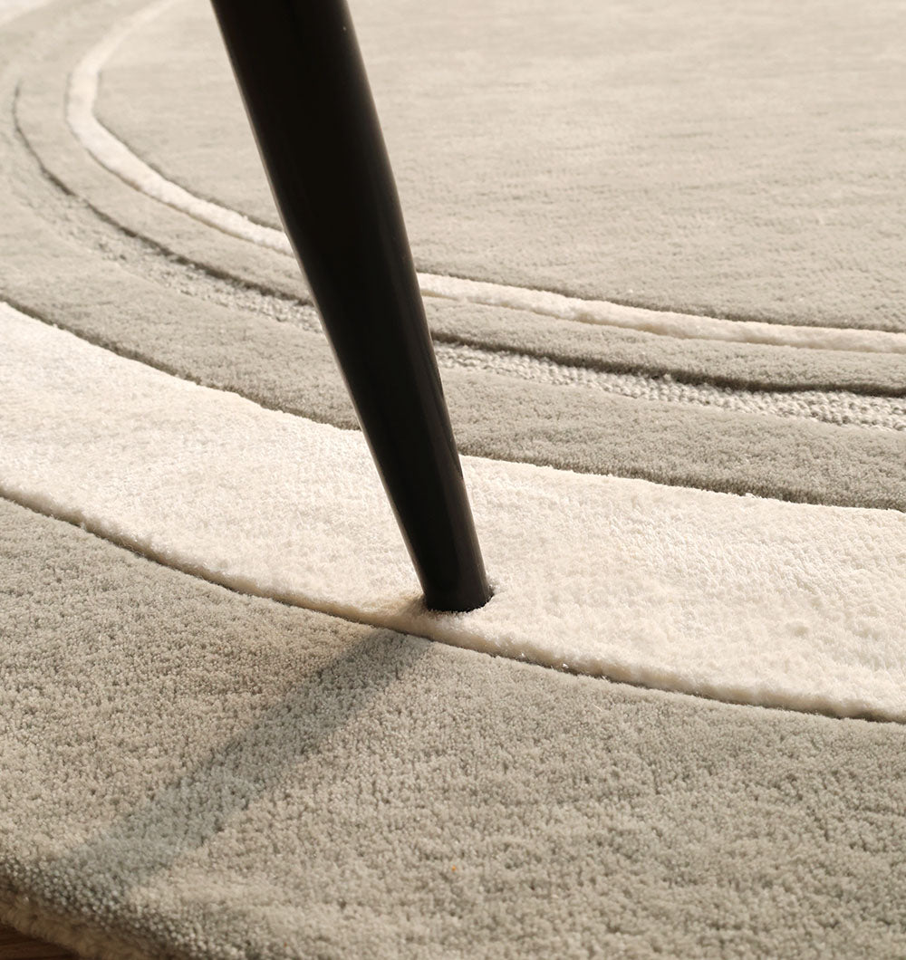 Round Handmade Area rug HTWV-121