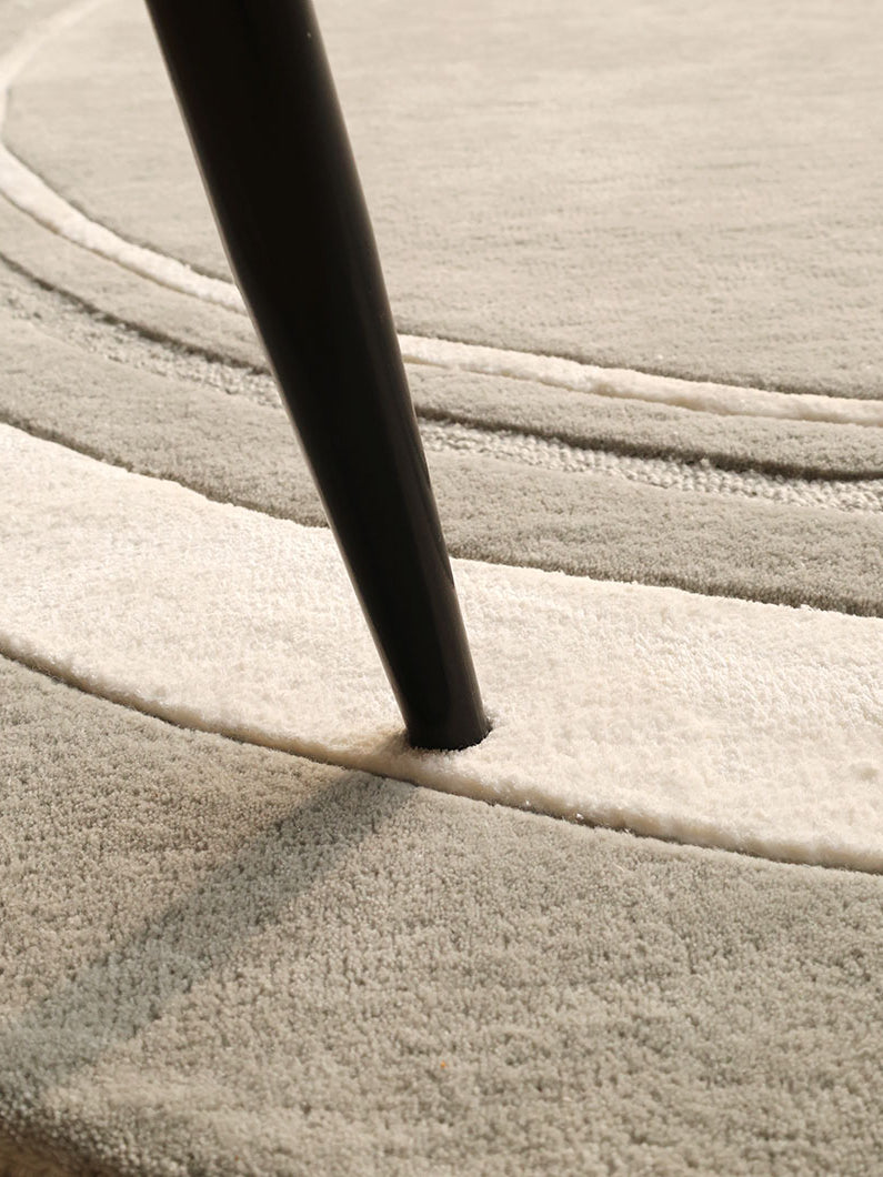 Round Handmade Area rug HTWV-121