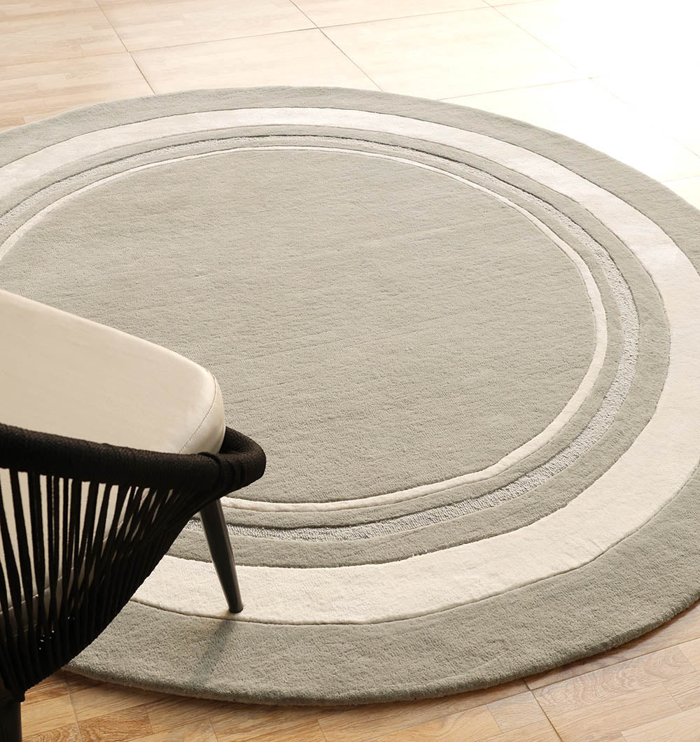 Round Handmade Area rug HTWV-121