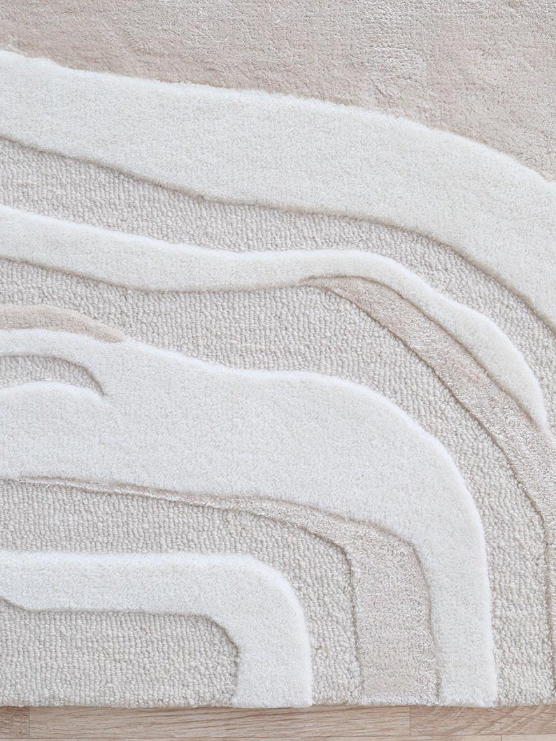 Close-up view showcasing the multi-color wool blend and unique texture, providing a versatile, timeless look.